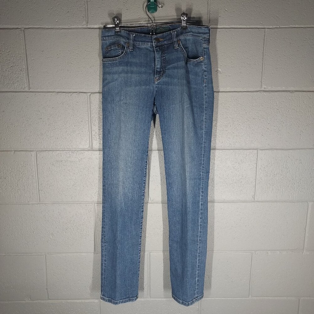 Ralph Lauren Jeans Women's Straight Leg Blue Jeans - Size 4